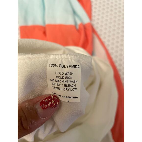 Charlotte Solnicki Womens Maxi Skirt Medium Colorblock Stretch Pull On Modern - Picture 5 of 8